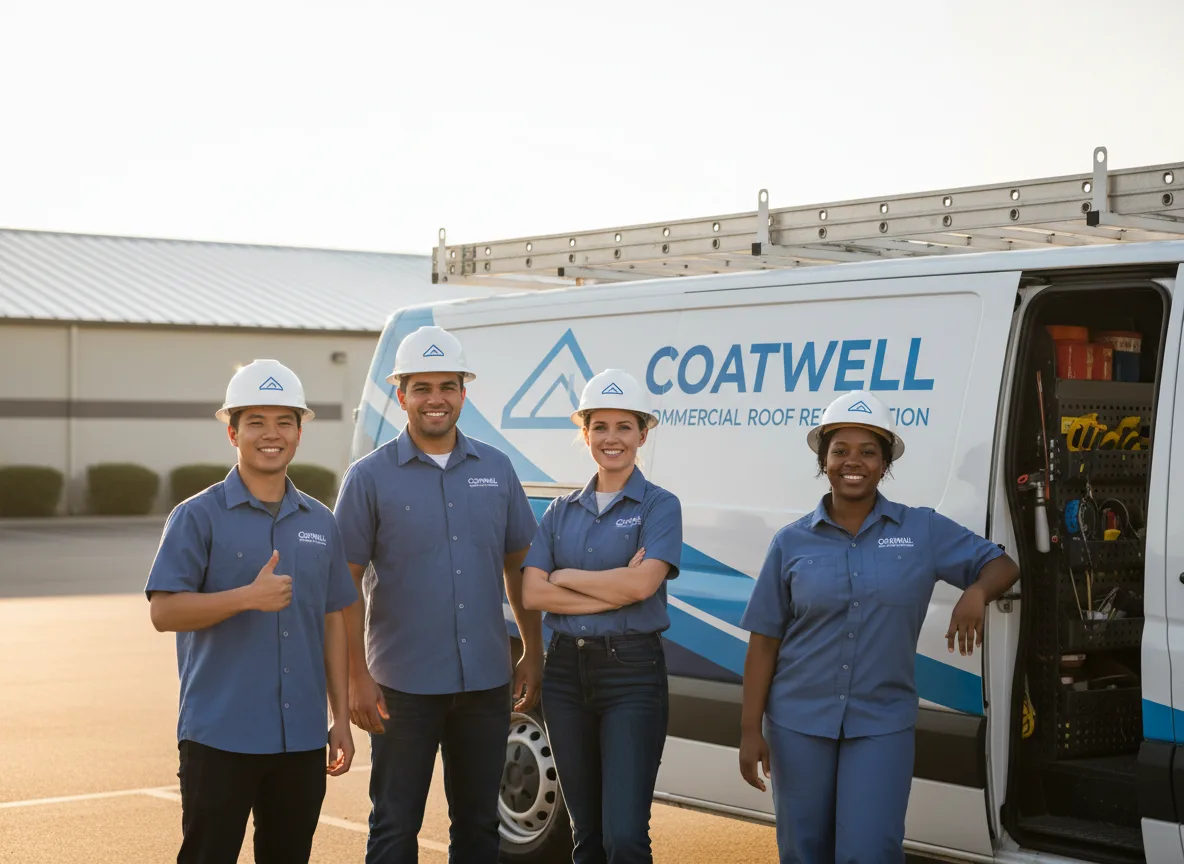 Commercial roof coating company in Hollister, OK